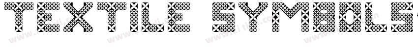 Textile Symbols字体转换 Textile Symbols字体转换